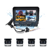 10.1inch 4CH Waterproof Split Monitor DVR 1080p Reverse Backup Camera CCD Night View Front Camera for Tour Bus Truck