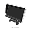 7 Inch Auto/PAL/NTSC Car Screen Display Monitor USB SD Card Connection LCD Portable Monitor for Car