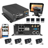 8ch MNVR 1080P Mobile Vehicle Car DVR MDVR Video Recorder System 4ch AHD+4ch IPC 4G WIFI GPS AI ADAS DMS BSD for Truck Van Bus RV