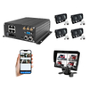 MNVR 4G WIFI GPS 4 Channel 1080P IPC HDD Mobile NVR Remote Live View on PC Phone for Vehicle Truck RV Van Bus