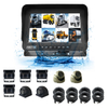 10.1inch 4CH Waterproof Split Monitor DVR 1080p Reverse Backup Camera CCD Night View Front Camera for Tour Bus Truck