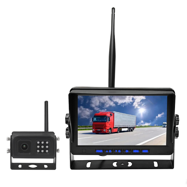 7-Inch 720P Wirelss WIFI Bus Monitor with Night Vision And Split Screen Feature for Backup Use 