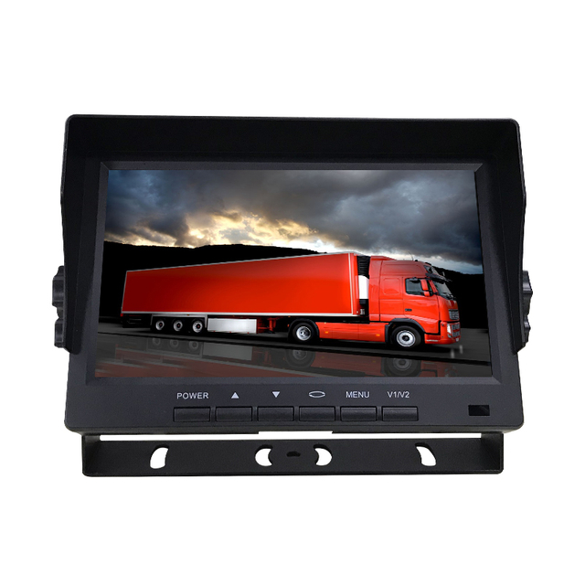 7-Inch Car Display Monitor 1024x600 IPS Auto/PAL/NTSC System Portable Truck Display 4:3 LCD Hot Sale Bus Monitor