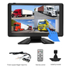 9-Inch Touch Screen 4CH DVR Split Monitor AHD Car Reverse Aid Function Front Rear View Truck Monitor Screen