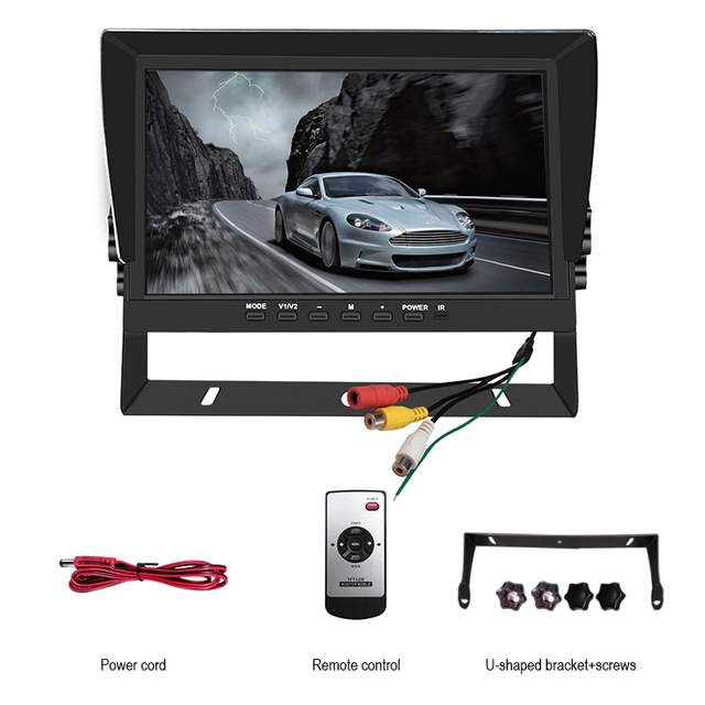 Factory Wholesale 10.1-Inch HD LCD Car Video Monitor Reverse Assist Screen for Trucks Buses Cars with Backup Camera Combination