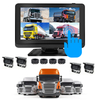 7-Inch Touch Screen 4CH AHD Car Reverse Aid System Split Monitor for Front And Rear View DVR Truck Monitor