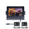 7-Inch Remote Control 2-Channel Mobile DVR System Split Screen Display Car Auto Monitor for Bus And Truck
