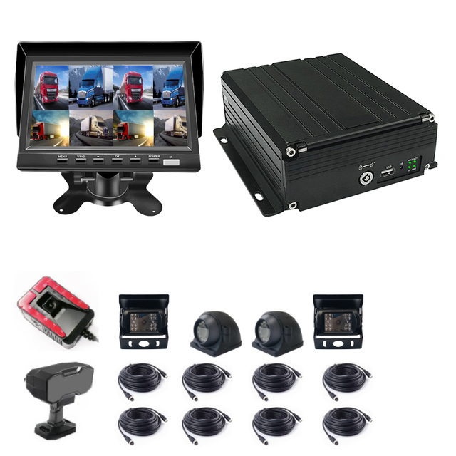 8 Channels 1080 4g Vga Monitor Hdd MDVR 8ch Cameras Buses Mobile MDVR