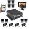12CH HD 1080P AI MNVR BSD ADAS DMS Kit Cars Buses Dvr Trucks 4G WiFi GPS 8 Channel AHD 4 Channel IPC Mobile NVR Systems Vehicle MDVR