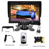 7 Inch Black Car LCD Monitor with IPS Screen 1-Year Warranty Bus Car Monitor