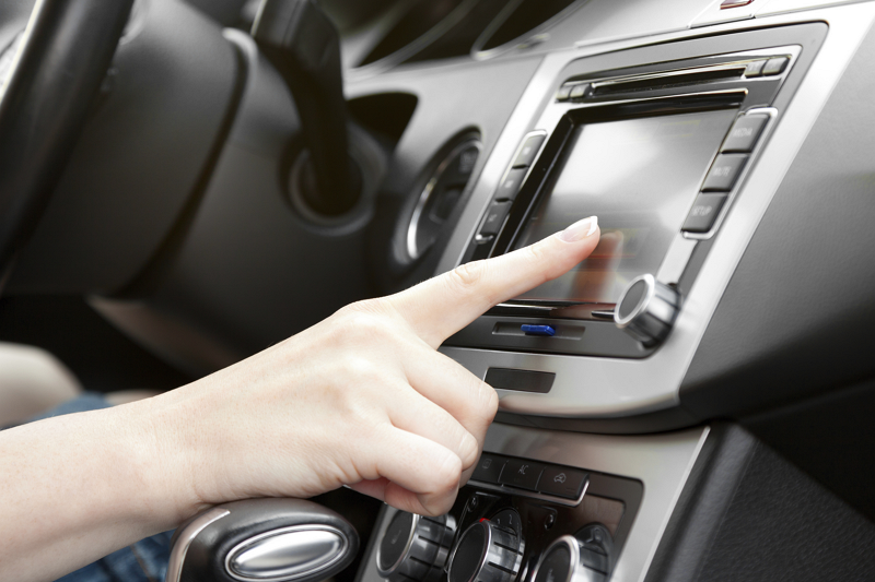 Car navigation touch screen