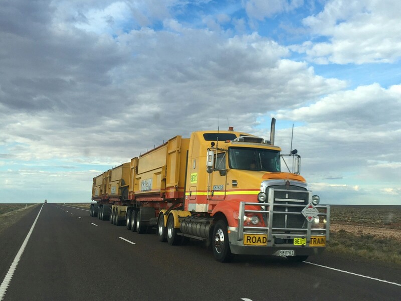 truck on highway during daytime