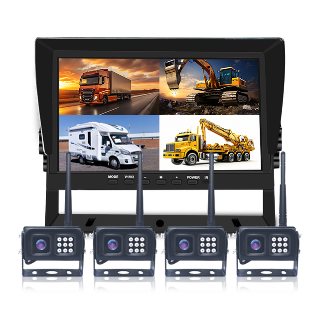 Hot Selling 10.1 Inch Car Reversing Aid Ahd Wireless Truck DVR Monitor Forklift Wifi Camera Night Vision Recorder