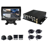 4CH TF Card Mobile DVR 4G Car GPS Tracker 1080P Night Vision Dual Lens Angle Video Recorder MDVR