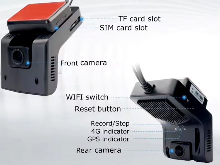 SMT6003 Dual HD Dash Camera Details