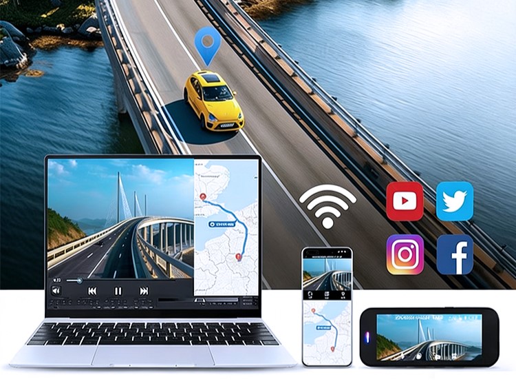 Mini HD Dual-Lens Dashcam 2